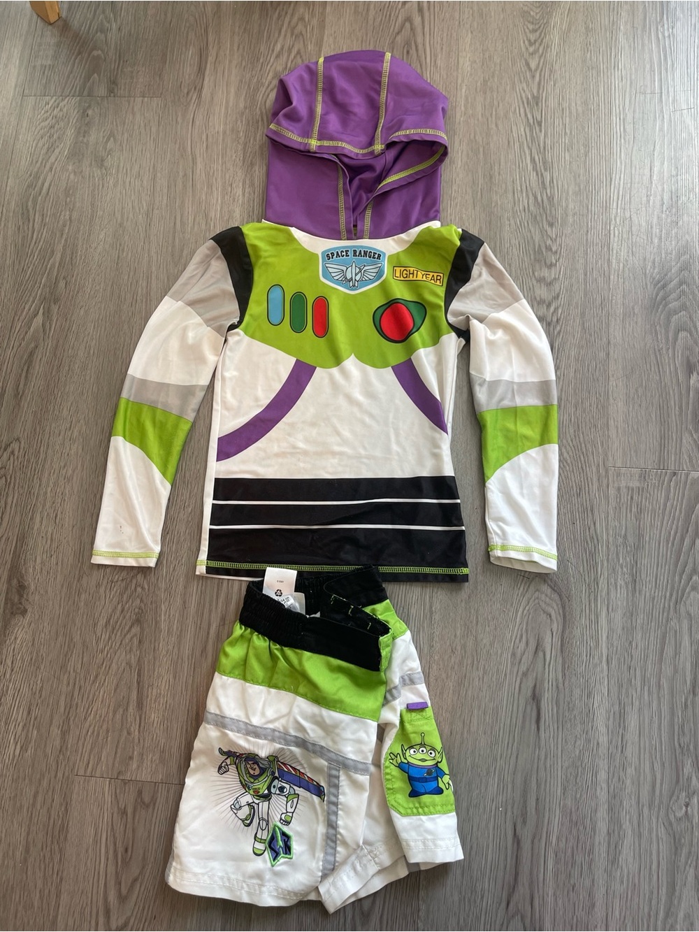 The Disney store buzz lightyear swim set